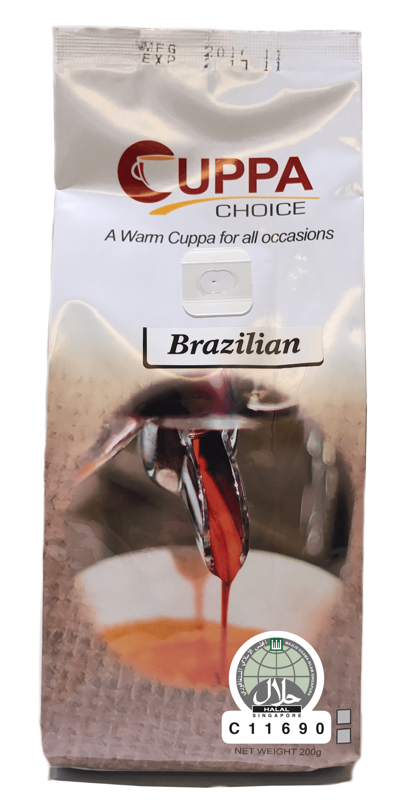 Cuppachoice Gourmet Coffee Beans Brazilian Blend